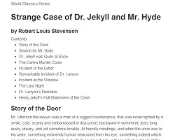 Dr Jekyll's Classics Book thumbnail