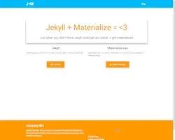 Jekyll Plus Materialize thumbnail